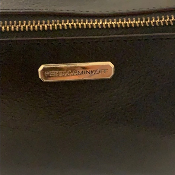 COPY - Rebecca Minkoff Black Leather Bag & Gold H… - Picture 5 of 13